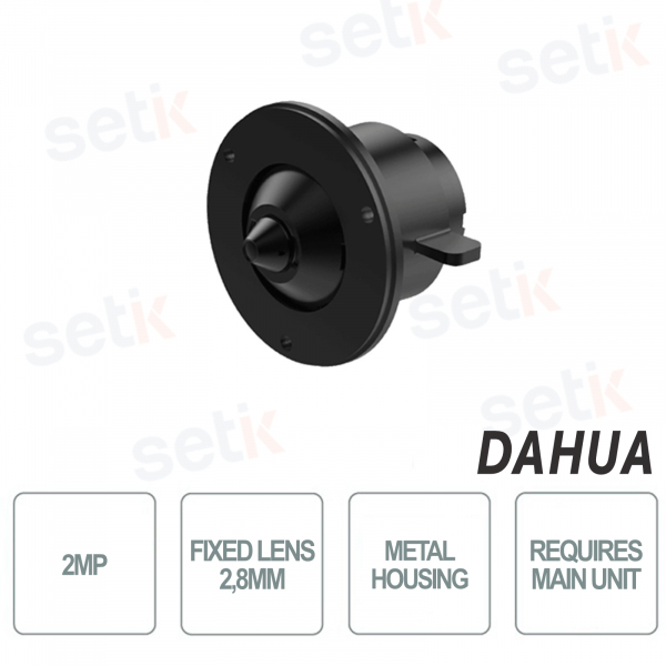 Dahua - Mini capteur d'objectif de caméra IP 2MP, optique sténopé 2,8 mm, résolution PoE 1080p