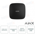 Ajax ReX 2 Jeweler Black: Advanced Range Extender with Photo Verification