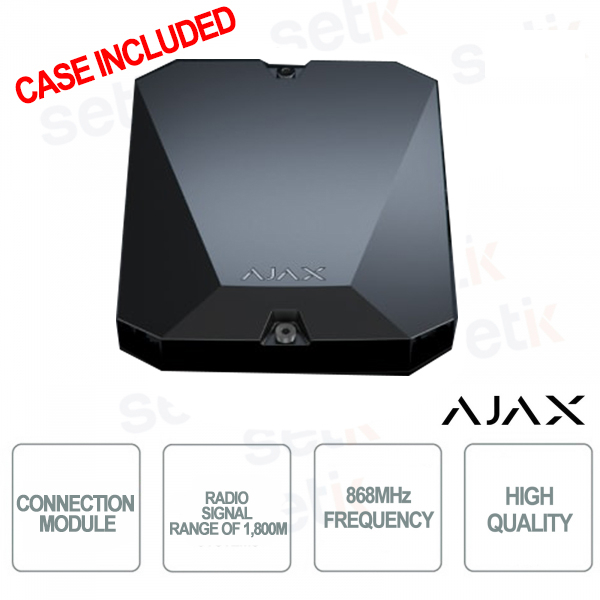 Module Ajax pour connecter les systèmes ajax aux émetteurs radio VHF - Boîtier inclus