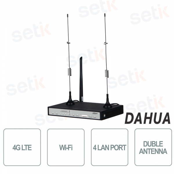 Enrutador VPN Wi-Fi de doble antena Dahua 4G LTE