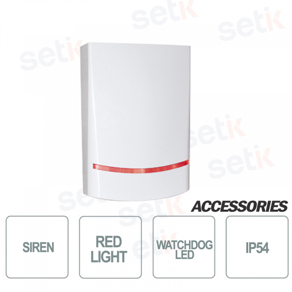 Blade 01 AMC Outdoor Siren: Professional Security with LEDs and Protections