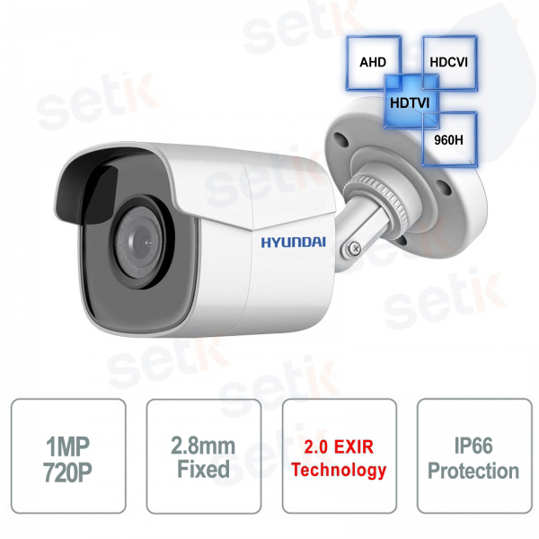 Hyundai 1 MP video surveillance camera 4 in 1 2.8mm IR bullet
