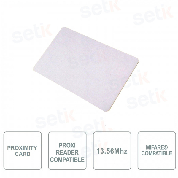 13.56MHz RFID card for proximity readers - Setik