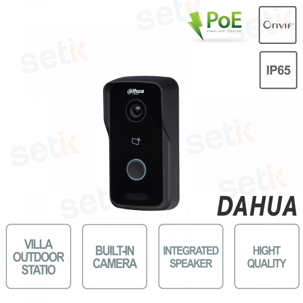 Dahua 1MP interphone vidéo Station extérieure lecteur de carte IC Onvif PoE détection de mouvement