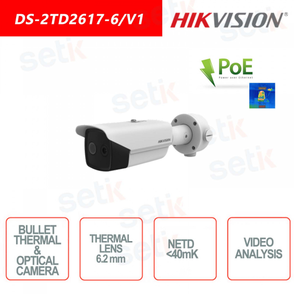 Caméra Bullet Thermique + Optique Hikvision Bi-spectre