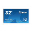 IIYAMA Prolite Monitor de altavoz Ip54 con pantalla táctil Full HD VGA HDMI DisplayPort de 32 pulgadas