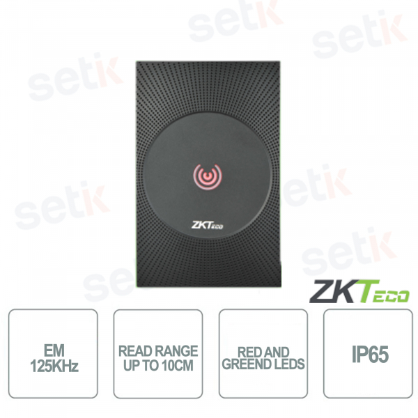 ZKTECO - External Wiegand reader for access control - IP65