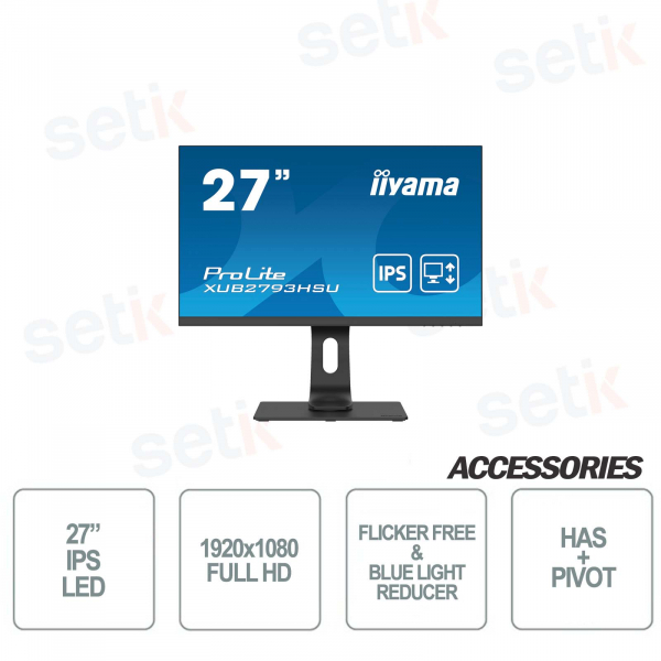 prolite 27 inch monitor iiyama full hd - ips led panel