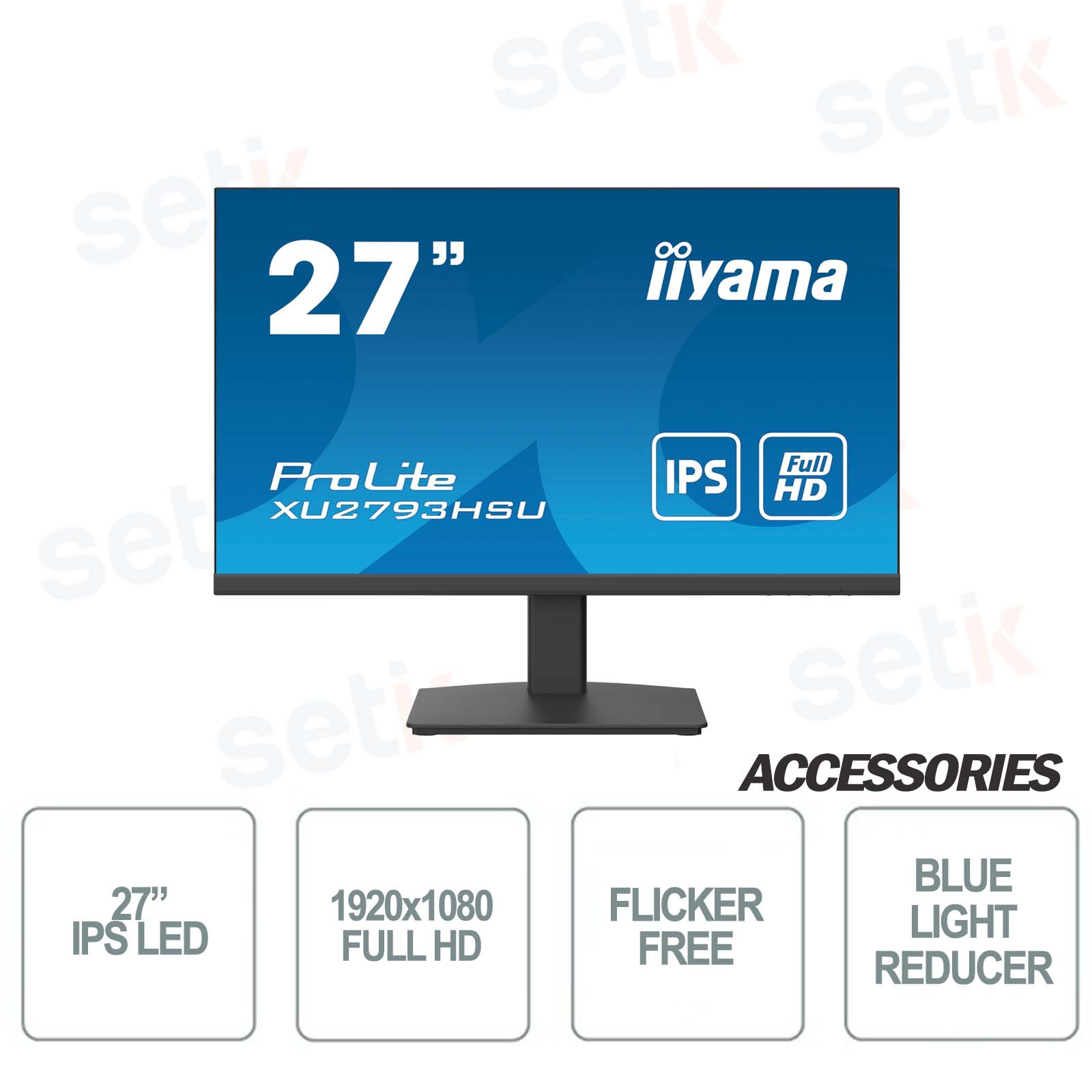 XU2793HSU-B4 - iiyama - 27 inch ips led full hd monitor - Setik.biz