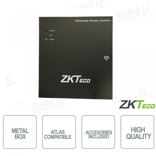 ZKTECO - Caja metálica para serie Atlas - Tapa de hierro