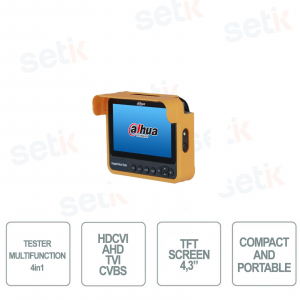 Dahua 4in1 Multifunction Tester - 4.3inch