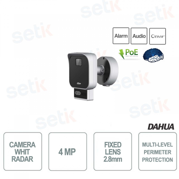 kamera mit audio- und videoradar dahua 4mp - ir 35m