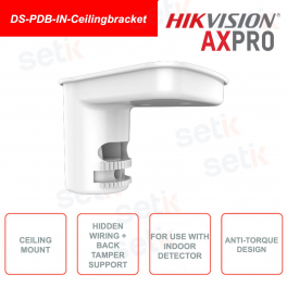 DS-PDB-IN-Ceilingbracket - Support de plafond pour capteurs internes Ax Pro