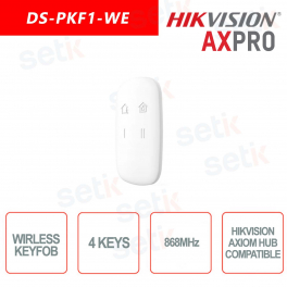 Control remoto inalámbrico de alarma con llavero - Hikvision AXPro