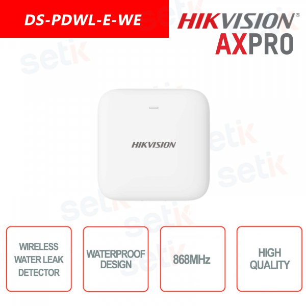 Rilevatore di perdite acqua wireless 868Mhz AXPro Hikvision