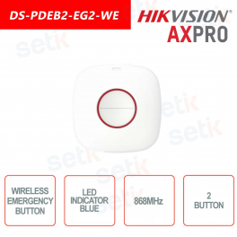 Botón de emergencia inalámbrico Hikvision AXPro