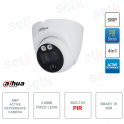 4-in-1-Außenkamera - 5 MP - Aktive Abschreckung - 3,6-mm-Objektiv - PIR - Smart IR 30 m - S2