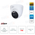 4K 4in1 Eyeball outdoor camera - Active deterrence - 2.8mm - PIR - Smart IR 20m