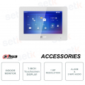 Indoor IP PoE ONVIF® monitor - 2 wires - 7 inch capacitive TFT touchscreen