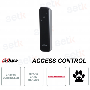 Lector de tarjetas Mifare sin contacto - WIegand RS485 - Watchdog - IP66