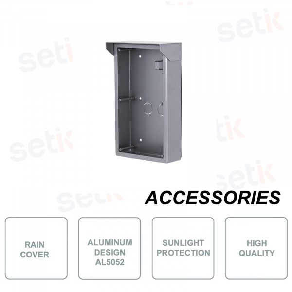 Rain protection cover - Silver - In aluminum AL 5052