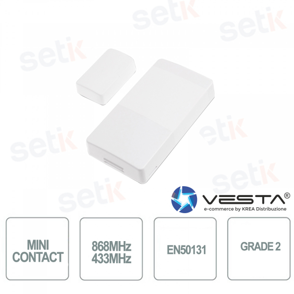 Vesta Mini alarme de contact de porte et de fenêtre 868 MHz