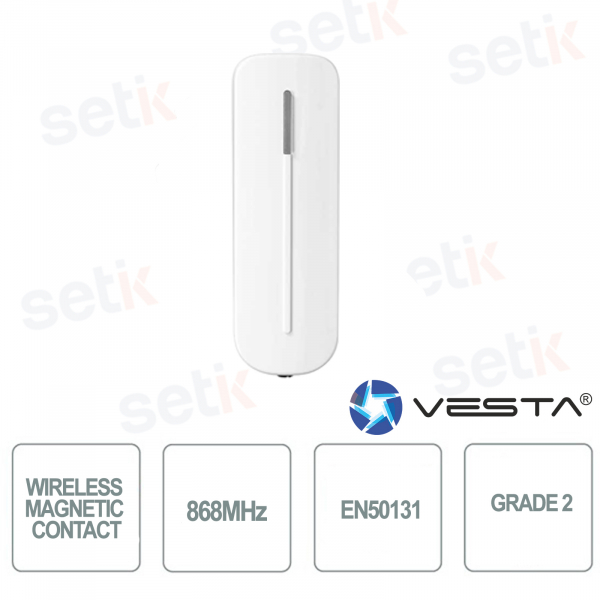 Vesta Contatto Magnetico Wireless 868MHz Allarme
