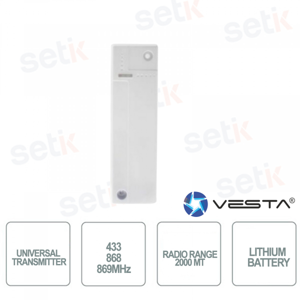 Vesta Universal transmitter for 868MHz Alarm contacts