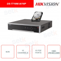 DS-7716NI-I4/16P - VIDEOGRABADOR EN RED PoE - HIKVISION - 16 canales IP - 16 PoE - 12MP - H.265+ - 4K
