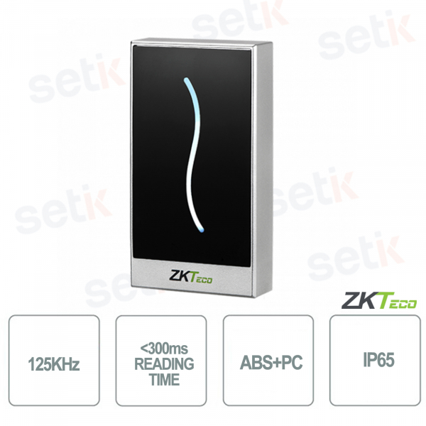 ZKTECO - EM / IC Card Access Reader - 125KHz - Red and green LED IP65