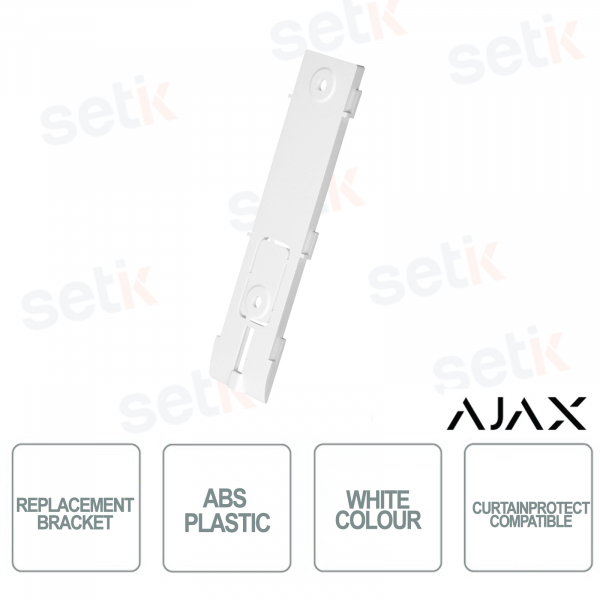 Soporte de repuesto Ajax en plástico ABS blanco