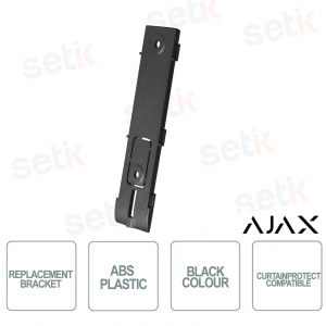 Ajax replacement bracket in black ABS plastic