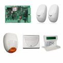 Kit d'alarme domestique professionnel AMC avec capteurs KIT 501 C24GSM-PLUS