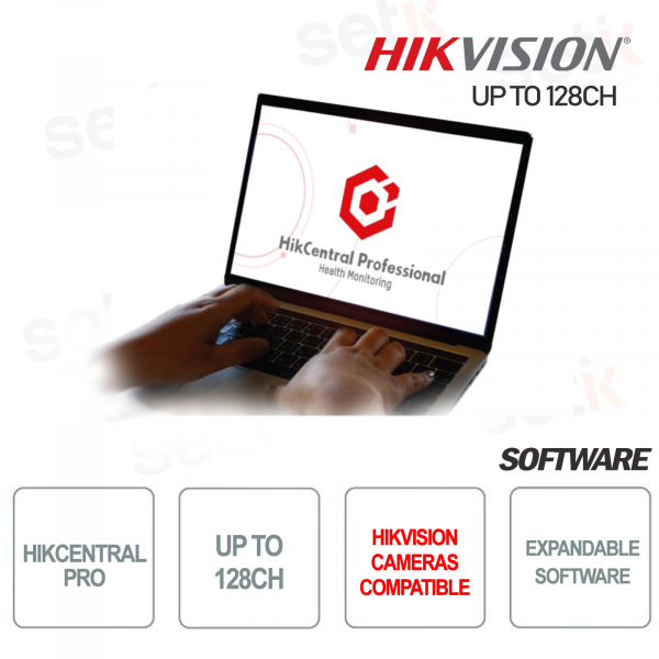 HikCentral Professional V2.1.0 - 128 canaux - Logiciel Hikvision pour systèmes de sécurité