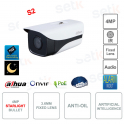 Caméra Bullet IP PoE ONVIF® 4MP - Objectif 3.6mm - Anti-Saleté - IR50m - Intelligence Artificielle - Version S2