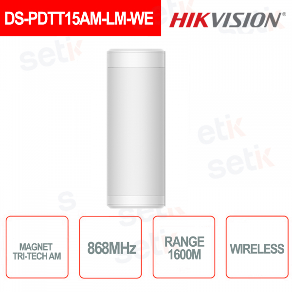 Hikvision Banda-K Wireless Rilevatore Tri-Tech AM da esterno Antimascheramento Pet Immune