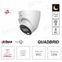 Eyeball Full Color 4in1 5MP - Lente 3.6mm - Micrófono - IP67 - IR20m - Versión S2
