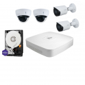 4-Channel IP 8MP Video Surveillance Kit + Cam PoE + HD - Business Series - Dahua