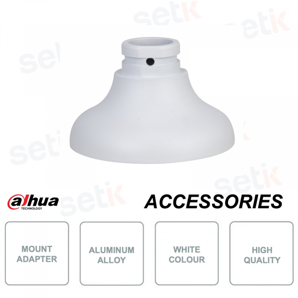 Bracket adapter - Aluminum alloy - White color - Elegant design