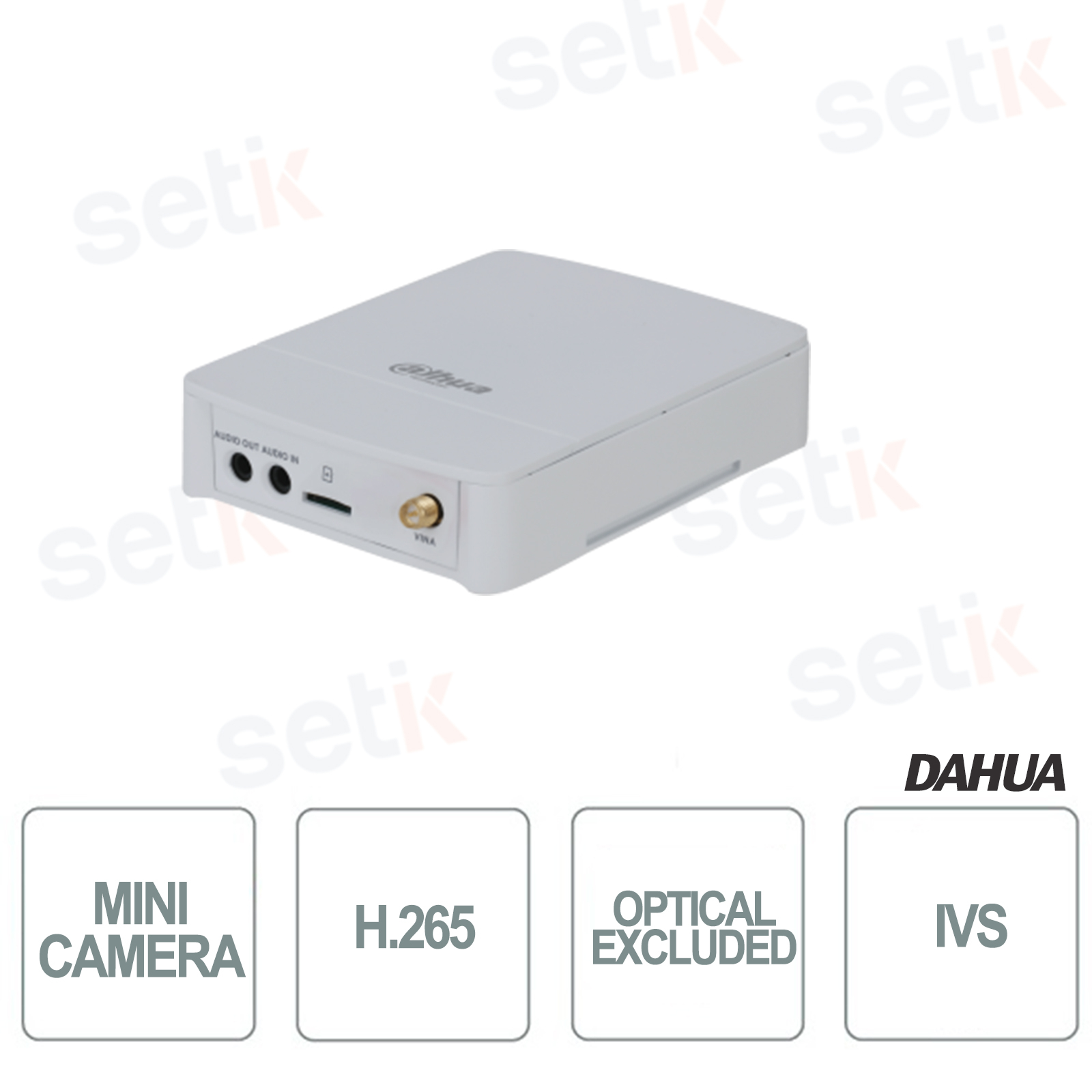 IPC-HUM8241-E1 - Mini Telecamera Dahua IP ONVIF PoE 