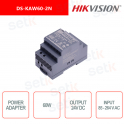 Adaptateur secteur Hikvision - Alimentation 60W - LSP - Indicateur LED - Rail DIN