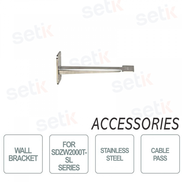 Dahua - Wall bracket in stainless steel - For the SDZW2000T-SL series - For outdoor use