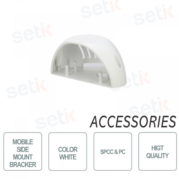 Dahua Mobile side mounting bracket, in SPCC & PC, white color
