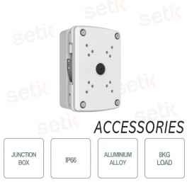 Caja de derivación Dahua IP66 estanca en aleación de aluminio Capacidad 8Kg