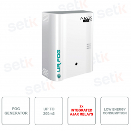 Fog alarm - MODULAR 200 AJAX READY - 2 Ajax relays included - Up to 200m3 - UR FOG