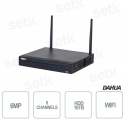 Dahua NVR 8 IP Channels 6MP 40Mbps WiFi Dahua H.265 P2P 1HDD Audio