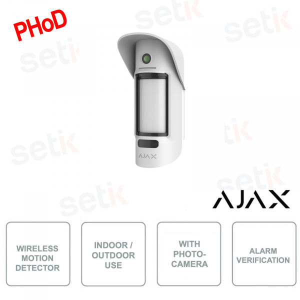 AJ-MOTIONCAMOUTDOOR-PHOD-W - AJAX - Wireless outdoor motion detector - PHoD