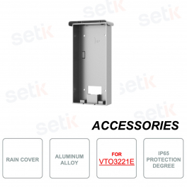 Regenschutzhülle – Silber – Aluminiumlegierung