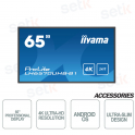 Moniteur IIYAMA Professional 65 pouces - Résolution 4K Ultra HD - Lecteur multimédia - Système d'exploitation Android
