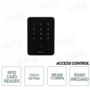 Controllo Accessi RFID Mifare con tastiera - Dahua